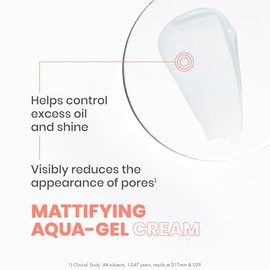 AVENE, Cleanance Aqua-Gel Matificante, Gel-Crema Facial para Piel Mixta a Grasa, Cierra Poros y Controla Brillo, 50 ml