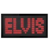 Elvis Framed and Flashing LED Marquee Hanging Wall Sign, Game