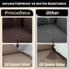 PrinceDeco Waterproof Sofa Cover Diamond Quilted Couch Cover 3 Cushion
