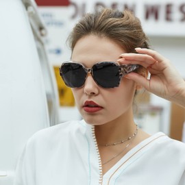 Face Shadow Over Glasses Sunglasses for Women Polarized UV Protection, Fit Over Glasses Sunglasses Lightweight