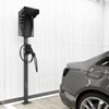 Electric Car Charger Wall Mount Bracket with Locking Cable Tray