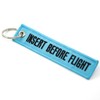 Rotary13B1 - Insert Before Flight Keychain - Light Blue