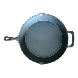 Main Sarten De Cocina De Hierro Fundido Redondo Asador Horno Gas