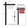 Qikdesign Vinyl PVC Real Estate Sign Post 6' Tall (Connected
