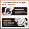 Powswopx WE4M137 Thermostat Hi-Limit for GE Dryer, Temperature Control up