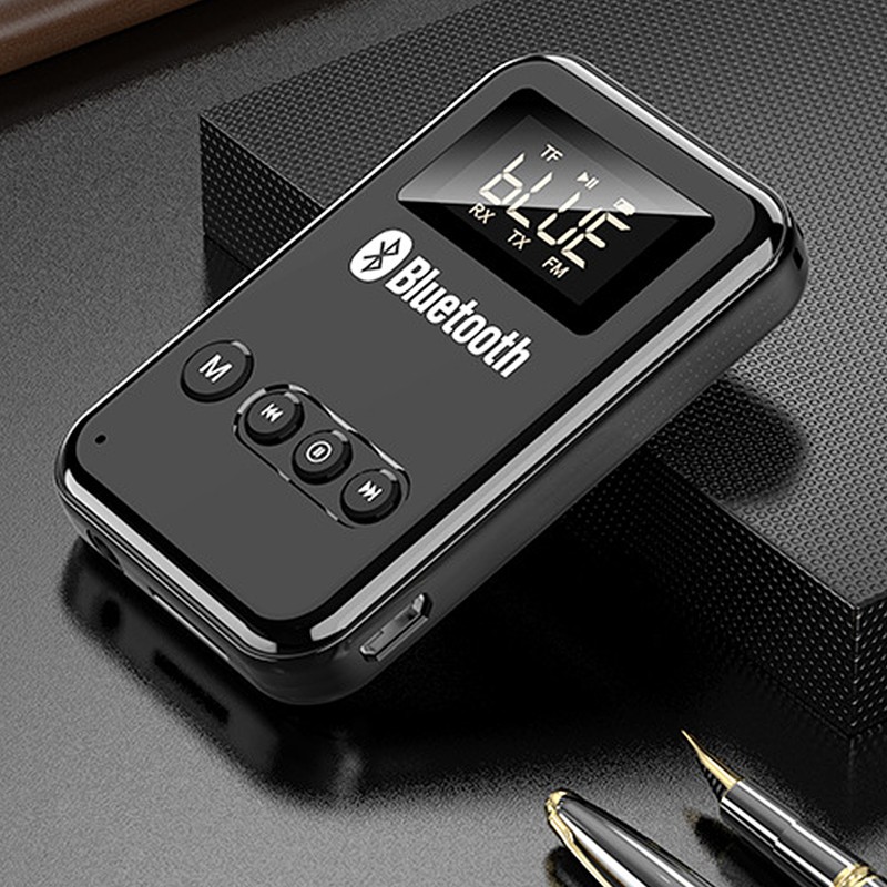 2in 1 Bluetooth 5.0 Transmitter Receiver Wireless Audio Adapter Car
