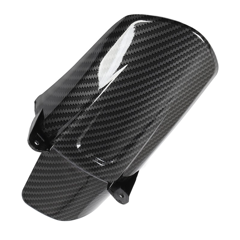 Motorcycle Rear Mudguard Carbon Fiber Pattern Wheel Tire Splash Proof