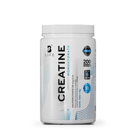 B Life Creatina Monohidratada 1 kg en polvo | 200 Servicios | 5 g por porción | Alta Pureza y Mayor Absorción | Creatine Monohydrate.