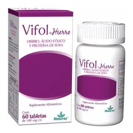 Vifol Hierro Ácido Fólico Proteína Soya Naturex