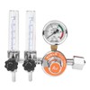 Argon Pressure Regulator Zinc Alloy Double Tube Female Thread G5/8in