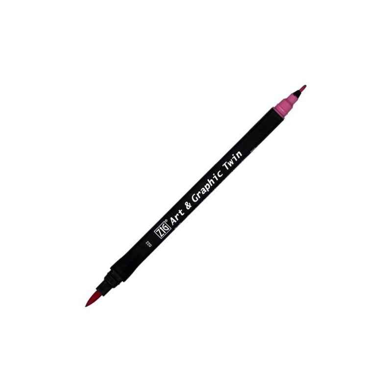 Kuretake ZIG Art and Graphic Twin Tip 022 Bürste Marker,
