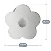 com-four® 8 x Tablecloth Weights Stainless Steel Magnetic Table Cloth