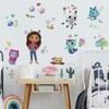 RoomMates Gabby's Dollhouse RMK4823SCS - Calcomanías de pared, color rosa,