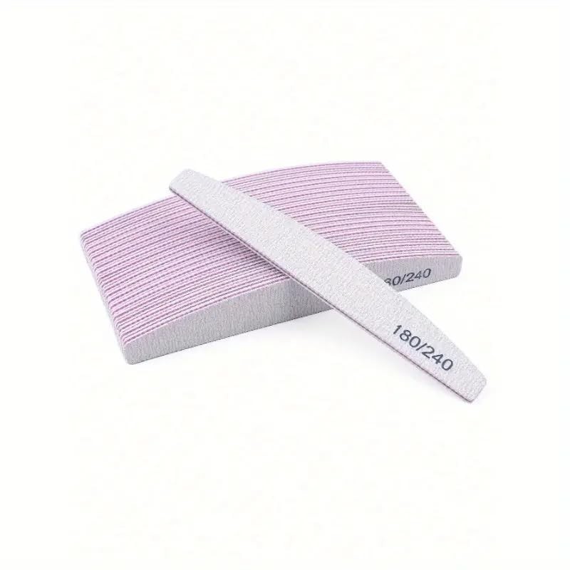Professional Nail Files, Double Sided Emery Board for Nails 180/240
