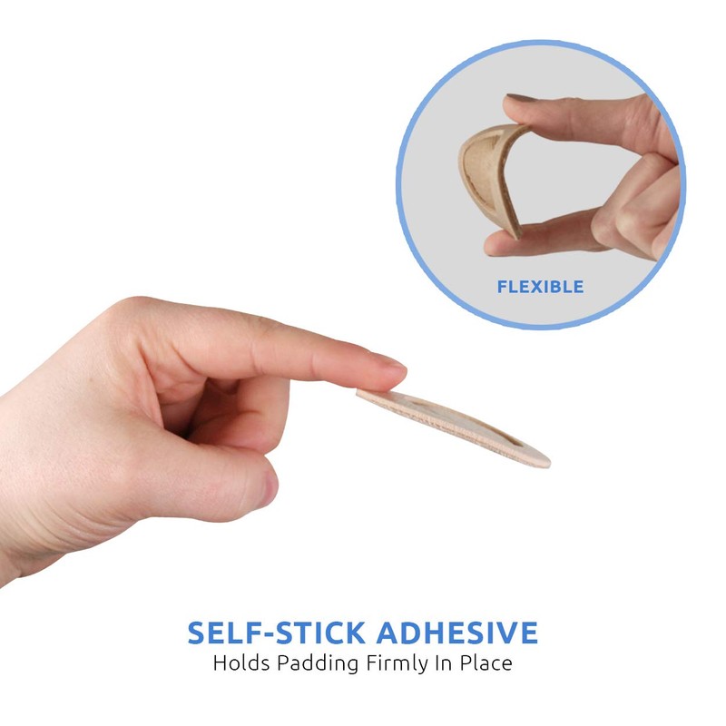 Comfort Zone Extra Thick Callus Remover Pads for Feet, Contains