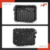 A-Premium Transmission Oil Pan with Drain Plug & Gasket Compatible