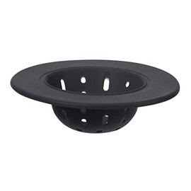 OGGI Silicone Sink Strainer- Great Kitchen Sink Strainer, Sink Drain Strainer, Drain Stopper, Sink Plug, 4.6˝ Diameter Rim, Black
