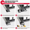 DOOTOO Deck Post Base Covers, Aluminum Post Cover 2.5"x2.5", Split