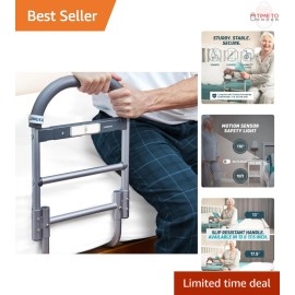 Elderly Bed Rail Carbon Steel 13-Inch Safety Light Non-Slip Handle Adults