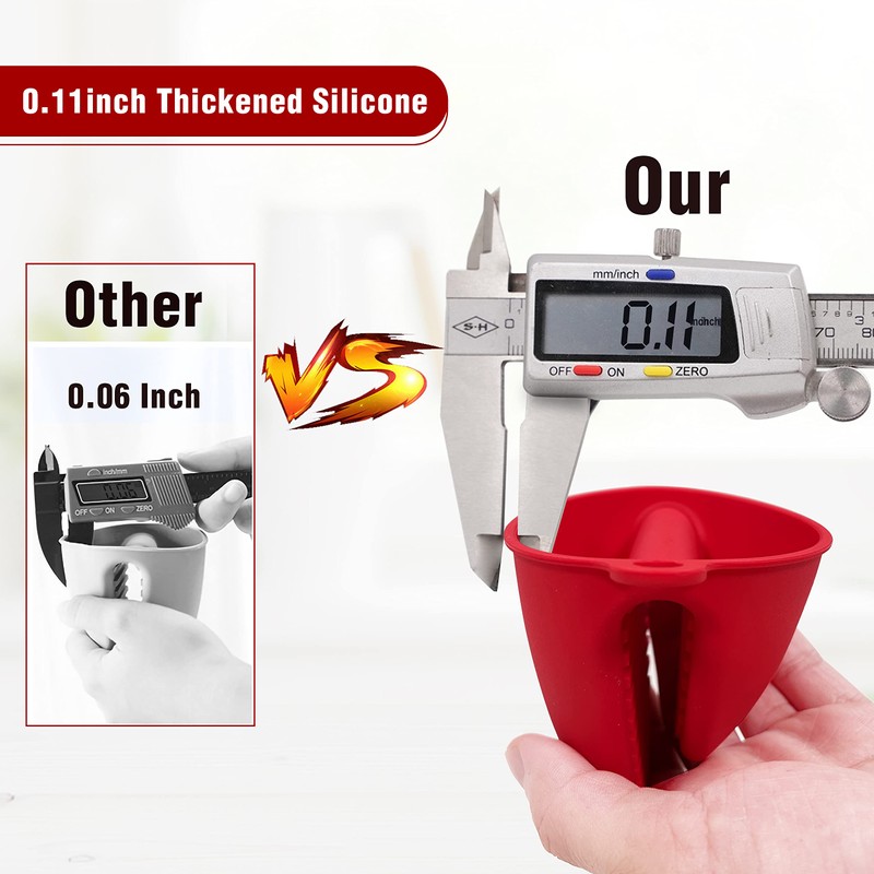 Gaberoad Thickened Mini Silicone Oven Mitts Heat Resistant, Rubber Oven