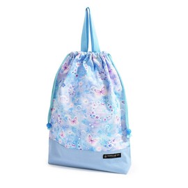 Colorful Candy Style N3385300 Colorful Candy Style Drawstring Large Gymnastics Clothes Bag for Girls Gymnastics Clothes Storage Elementary School Girls Changing Bag Moonlight Butterfly