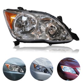 HID Front Headlights, Clear Headlamp, For 2008-2010 Toyota Avalon XL XLS Replacement 81110-07093, 8118507083 (Driver + Passenger Side)