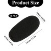 10 Pcs Microphone Covers Foam Windscreen Headset Microphone Covers Foam