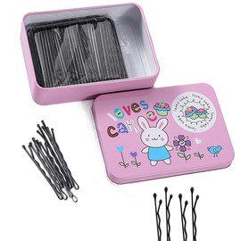 DEVENTORZ Hair Pin, 100 Pieces, Non-Slip, Black Hair Pin Set, Hair Arrangement, Pin, Hair Accessories, Bangs, Stylish, Hair Bundles, Children's Hair Arrangement