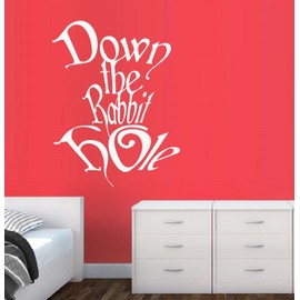 BestPricedDecals Down The Rabbit Hole: Wall or Window Decal ~ Children (White)