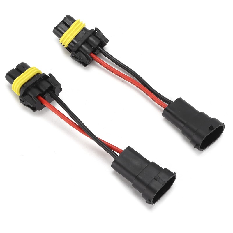 H11 Male to 9005/9006 Female Adapter Headlight Fog Light Plug