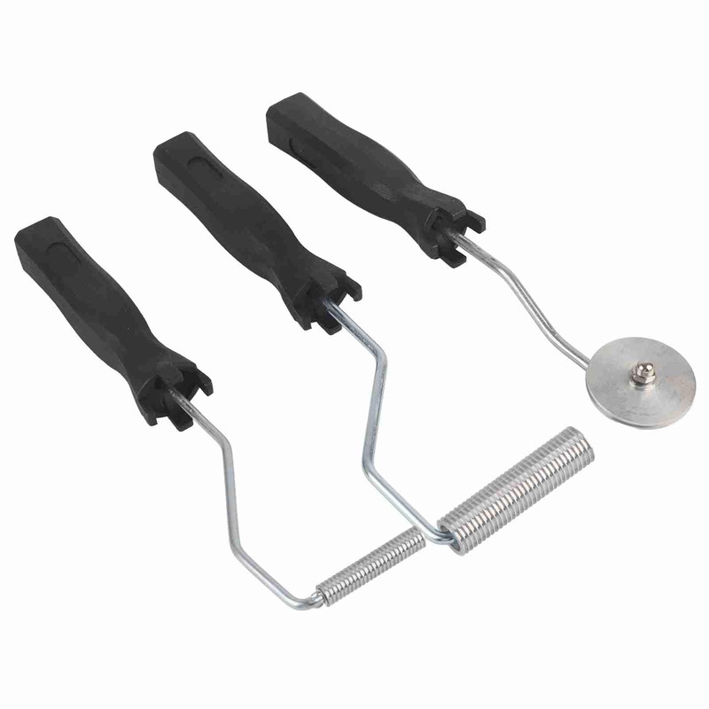 3Pcs Fiberglass Roller Tool Kit, Aluminum Alloy Bubble Paddle Tool