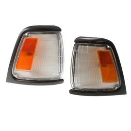 For 1989-1991 Toyota Pickup DLX/SR5 Parking/Cornering Lights Driver and Passenger Side Pair 2WD w/Painted For TO2520121