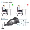 BONTEC Arm Rest Support Extender for Desk Armrest Pad Rotating