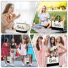 Bride Gifts Canvas Tote Bag with Makeup Bag, Wedding Gifts