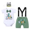 Odizli Baby Boy 1st Birthday Outfit Wild One Short Sleeve