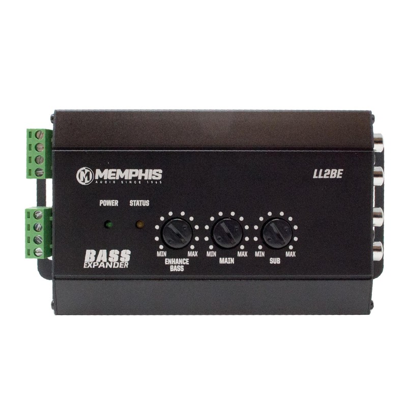 Memphis Audio LL2BE 2-Channel Line Output Converter with Digital Bass