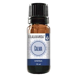 LilaLavanda Calma - Mezcla de aceites esenciales para ayudar a controlar el estrés y para meditación Con incienso, mandarina y neroli 100% puros - 10 ml