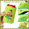 SiliFine 60 Pcs Christmas Beer Can Cooler Sleeves 12 oz