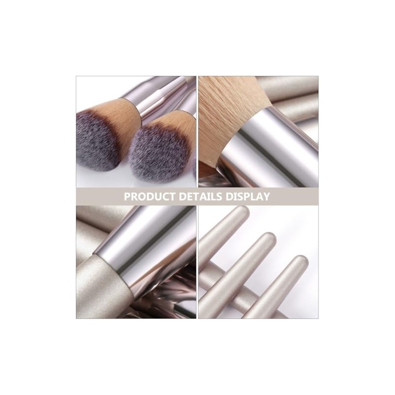 Healeved Kit De Brochas De Maquillaje 10 Piezas Cepillo Cosmético