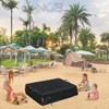 Outdoor Sandbox Cover, Square Kids Sand Box Covers Waterproof and