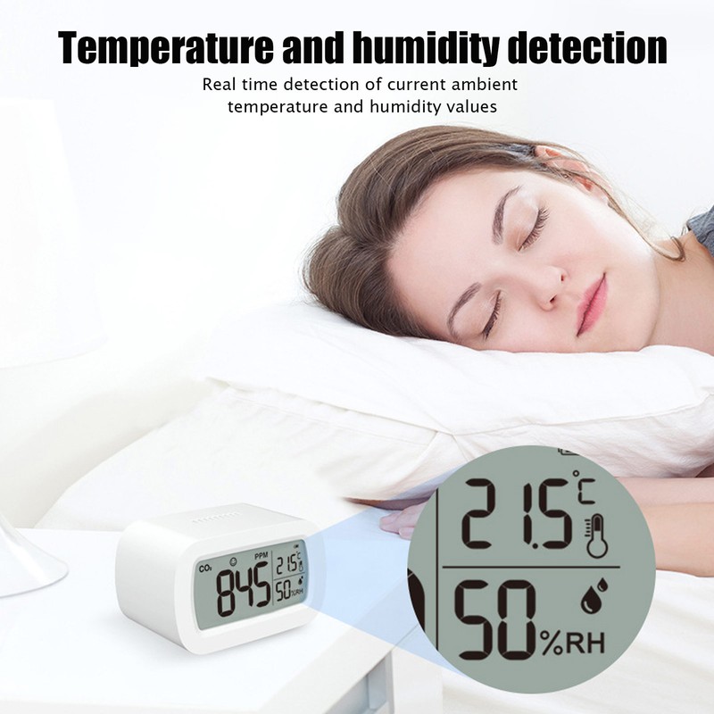 CO2 Detector USB Power Supply Indoor Carbon Dioxide Gas Concentration