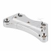 Unbranded Chrome Aluminum Cut Handlebar Riser Top Clamp For Harley