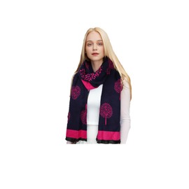 Sumato Scarf for Women Fall Winter Shawl Wraps Long Women Scarves Warm Soft Cashmere Feel Classic Tree Rose