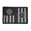 USCG Subdued Thin Blue Line Ensign - Morale Patch (Black)