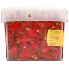 TUTTOCALABRIA Calabrian Chili Peppers, Whole, in Oil, Bulk Foodservice Tub,