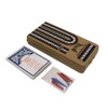 Cribbage Board by Bicycle 3-Track Colour Coded Plastic Folding Cribbage