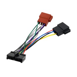 JNNJ Car Speaker Wiring Harness Adapter, Car Radio Adapters Socket Cable, Car Radios Active System, Car Radio Wiring Harness ISO Adapt, Car Cable Connector Vehicle Repair Audio Wiring Harnesses