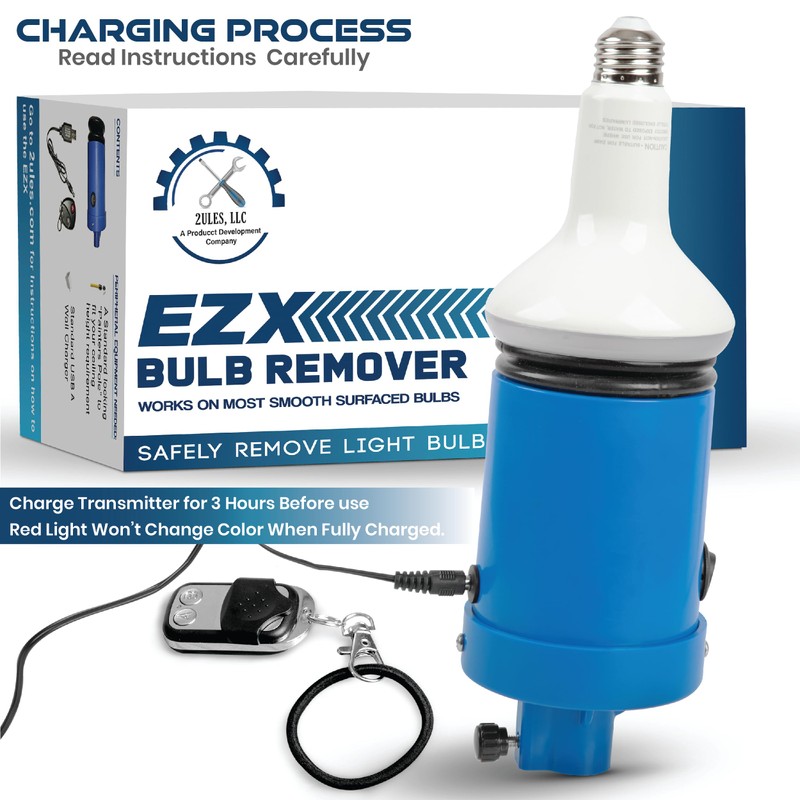 Light Bulb Changer for High Ceilings - Vacuum Operated High