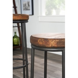 Derrick Bar Stool in Natural Wood