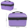 Kinston Large Capacity Travel Cosmetic Bag, Purple